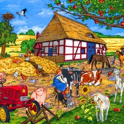 Пазл: Веселая ферма
