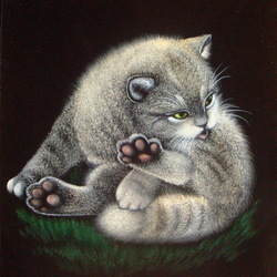 Пазл: Картина на бархате