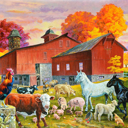Пазл: Скотный двор