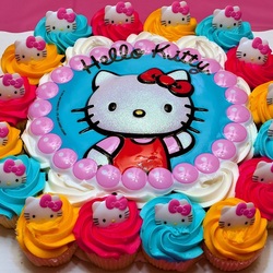 Пазл: Торт Hello Kitty