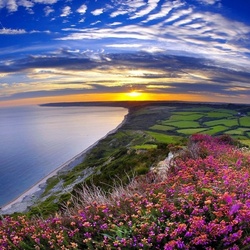 Пазл: Закат у моря