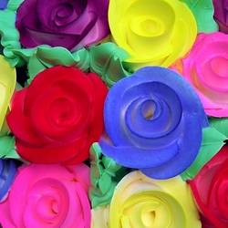 Пазл: Кремовые розочки