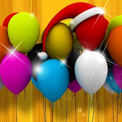 Пазл: Новогодние шарики