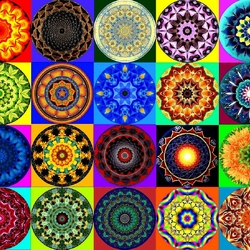 Пазл: Мандалы