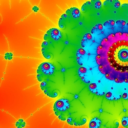 Пазл: Цветная воронка