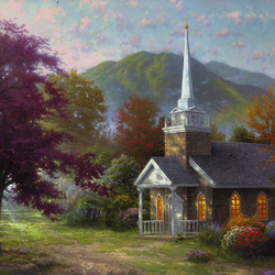 Пазл: Отдалённая церковь