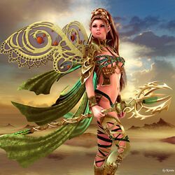 Пазл: Эльфийка маг