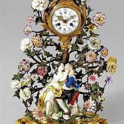 Пазл: Часы в фарфоре