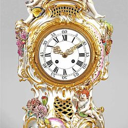 Пазл: Часы в фарфоре