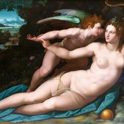 Пазл: Венера и Купидон