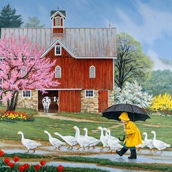 Пазл: Гусиный шаг