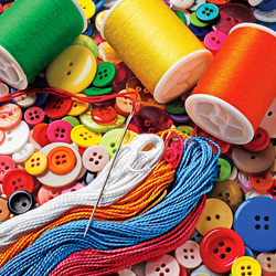 Пазл: Пуговки и ниточки