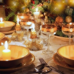 Пазл: Новогодний стол