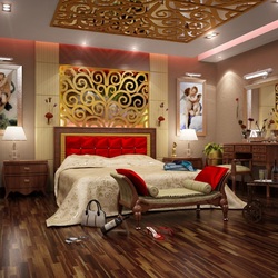 Пазл: Изящная спальня