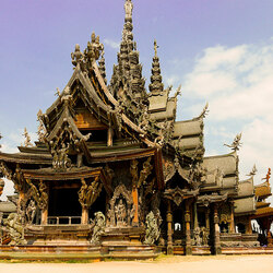 Пазл: Храм Истины в Таиланде