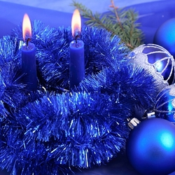 Пазл: Синий иней