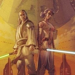 Пазл: Тала и Квай-Гон Джинн
