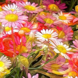 Пазл: Ромашки