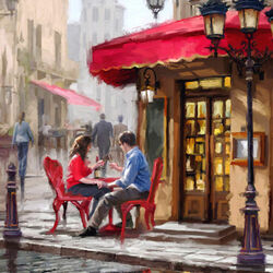 Пазл: Кафе для влюбленных