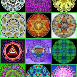 Пазл: Мандалы