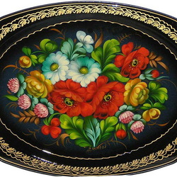 Пазл: Жостовский поднос