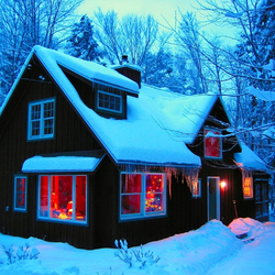 Пазл: Домик в лесу