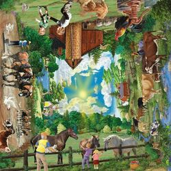 Пазл: Лето на ферме