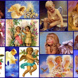 Пазл: Дети-ангелы