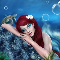 Пазл: Влюбленная русалка