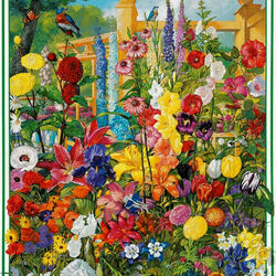 Пазл: Цветущий сад