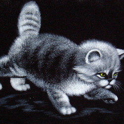 Пазл: Картина на бархате