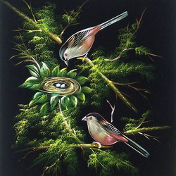 Пазл: Картина на бархате