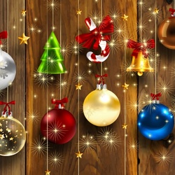 Пазл: Новогодние украшения