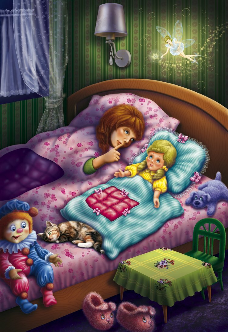 дети спят картинки для детей