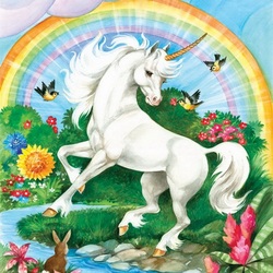 Пазл: Радужный мир