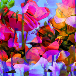 Пазл: Необычные цветы