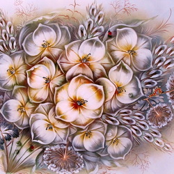 Пазл: Жостовская роспись