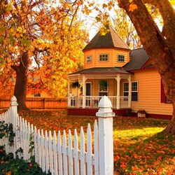 Пазл: Осенний дом