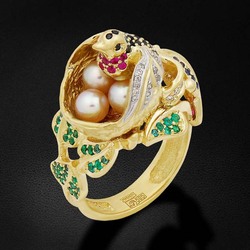 Пазл: Птица и гнездо