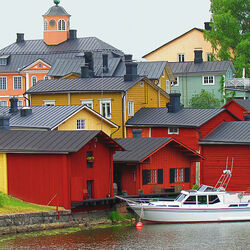Пазл: Городок Порвоо