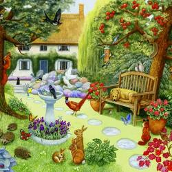 Пазл: В саду