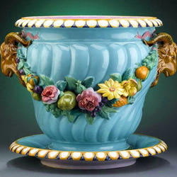 Пазл: Майолика, ваза