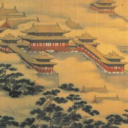 Пазл: Картина - свиток. Возвращение Императора в столицу 