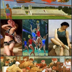 Пазл: Живопись и спорт