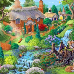Пазл: Коттедж Фокс-Холлоу