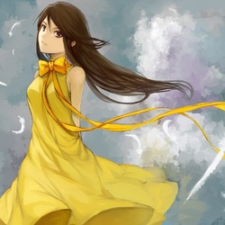 Пазл: Жёлтое платье