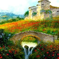 Пазл: Тосканский пейзаж