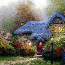 Пазл: Каменный домик