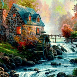 Пазл: Дом-мельница