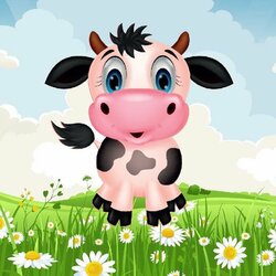 Пазл: Коровка